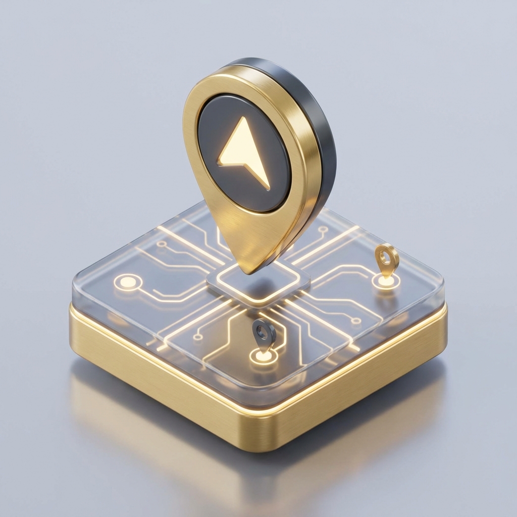 Ikona Śledzenia GPS 3D